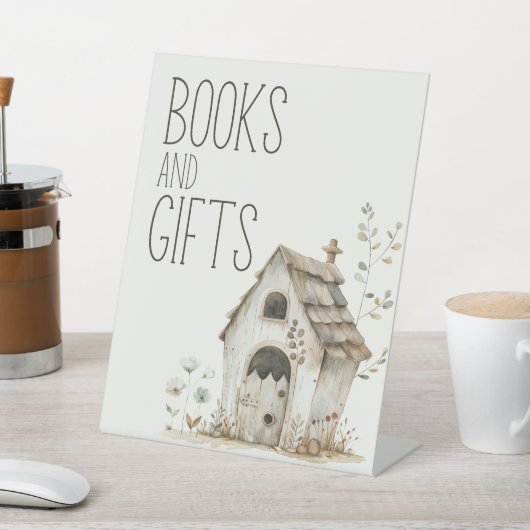 リトルファーム子供部屋動物の赤ちゃんシャワーブックギフト 台座サイン (インサイチュ)