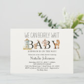 リトルファーム子供部屋動物ベビーシャワー招待状 招待状 (スタンド正面)