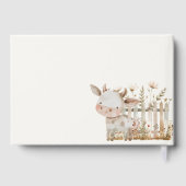 リトルファーム子供部屋動物ベビーシャワー ゲストブック (裏面)