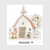 リトルファーム子供部屋動物ベビーシャワー シール (シート)