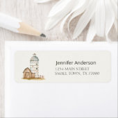 リトルファーム子供部屋動物ベビーシャワー ラベル (インサイチュ)