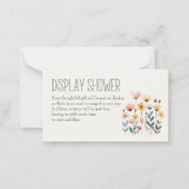 リトルファーム子供部屋動物ベビーディスプレイシャワーNo ノートカード (正面)