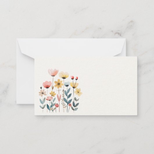 リトルファーム子供部屋動物ベビーディスプレイシャワーNo ノートカード (裏面)