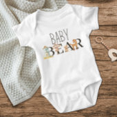 リトルファーム子供部屋動物ベビーベア ベビーボディスーツ