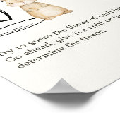 リトルファームaminalBabyシャワー推測ベビー食品サイン ポスター (角)