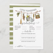 リトルフィッシャーマンクローザラインベビー予測ゲーム 招待状 (正面/裏面)