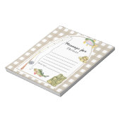 リトルフィッシャーマンタイムカプセルメッセージ ノートパッド (回転)