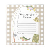 リトルフィッシャーマンタイムカプセルメッセージ ノートパッド (正面)