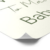 リトルフィッシャーマンベビーシャワーウェルカムサイン ポスター (角)