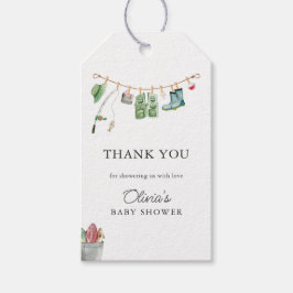 リトルフィッシャーマンベビーシャワーギフトメッセージカード ギフトタグ