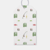 リトルフィッシャーマンベビーシャワーギフトメッセージカード ギフトタグ (裏面)