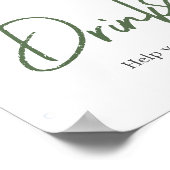 リトルフィッシャーマンベビーシャワードリンク ポスター (角)