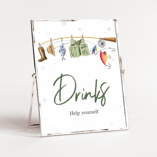 リトルフィッシャーマンベビーシャワードリンク ポスター