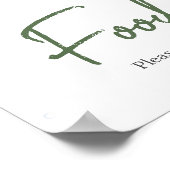 リトルフィッシャーマンベビーシャワーフード ポスター (角)