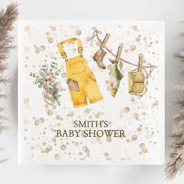 リトルフィッシャーマンベビーシャワー紙ナプキンス