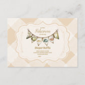 リトルフィッシャーマン魚釣りおむつラッフル エンクロージャーカード (正面)