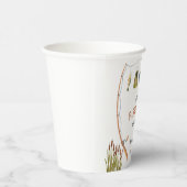 リトルフィッシャーマン魚釣りベビーシャワー紙カップ 紙コップ (右)