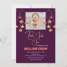 リトルフィッシュクリムゾンカラーベビー1st誕生日