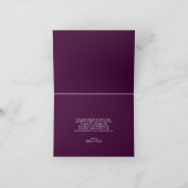 リトルフィッシュクリムゾンレッドベビーシャワー サンキューカード (内部)