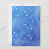 リトルフィレクラッカーレッドホワイト&ブルー誕生日 招待状 (裏面)