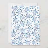 リトルフィレクラッカー水彩7月の4th誕生日 招待状 (裏面)