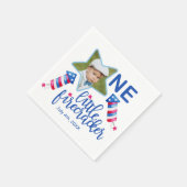 リトルフィレクラッカー1stバースデーナプキンス スタンダードカクテルナプキン (角)