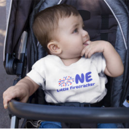 リトルフィレクラッカー1st誕生日ベビーTシャツ ベビーTシャツ