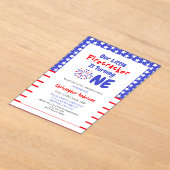 リトルフィレクラッカー1st誕生日 アクリル招待状 (レイダウン)