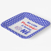 リトルフィレクラッカー1st誕生日 ペーパープレート (傾斜あり)