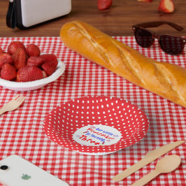 リトルフィレクラッカー3歳の誕生日 ペーパーボウル