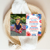 リトルフィレクラッカー7月1日の4th誕生日パーティー 招待状