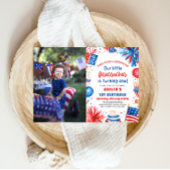 リトルフィレクラッカー7月1日の4th誕生日パーティー 招待状