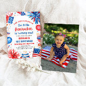 リトルフィレクラッカー7月1日の4th誕生日パーティー 招待状