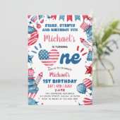 リトルフィレクラッカー7月1日の4th誕生日パーティー 招待状 (スタンド正面)