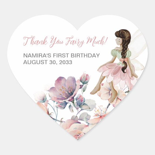 リトルフェアリーエンチャントガーデン誕生日の恩恵 ハートシール (正面)