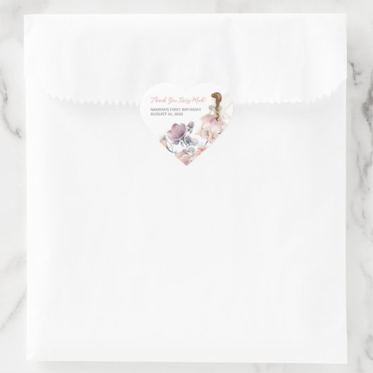 リトルフェアリーエンチャントガーデン誕生日の恩恵 ハートシール (バッグ)