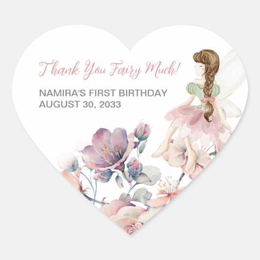 リトルフェアリーエンチャントガーデン誕生日の恩恵 ハートシール (正面)