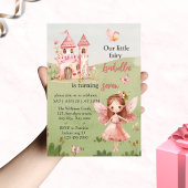 リトルフェアリーピンクの城バタフライエイジ 招待状