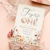 リトルフェアリーフローラガーデンファースト誕生日 招待状