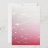 リトルフェアリーフローラベビーシャワー招待状 招待状 (裏面)