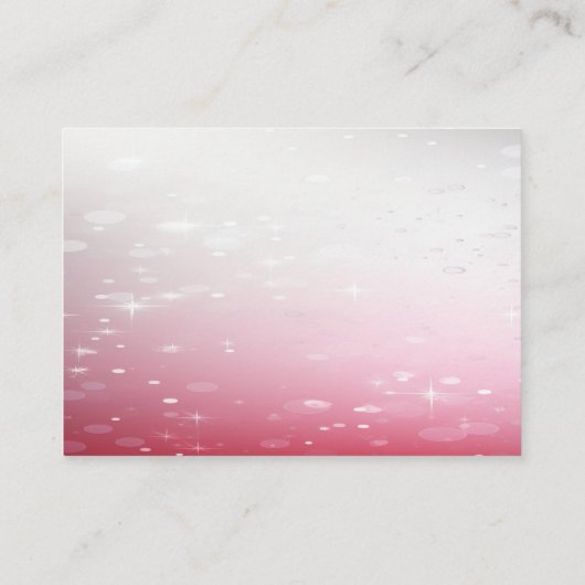 リトルフェアリーフローラベビーシャワー エンクロージャーカード (裏面)