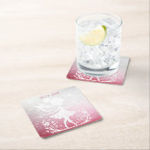 リトルフェアリーフローラ紙コースター スクエアペーパーコースター (インサイチュ)