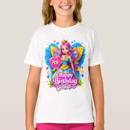リトルフェアリープリンセスレインボーウィングス、誕生日ギフト Tシャツ