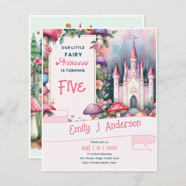 リトルフェアリープリンセス誕生日ANYエイジフェアリータリー (正面/裏面)