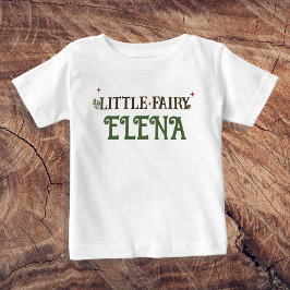 リトルフェアリー1歳の誕生日 ベビーTシャツ