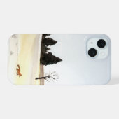 リトルフォックス iPhone 15ケース (裏面横)