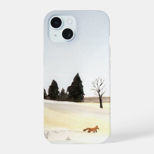 リトルフォックス iPhone 15ケース (裏面)
