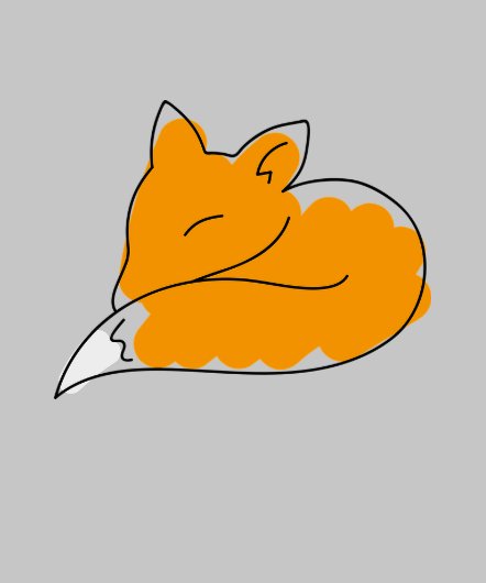 リトルフォックスTシャツ (襟)