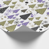 リトルフォレストサージパープルラッピング紙 ラッピングペーパー (角)