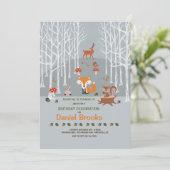 リトルフォレストフレンズ招待状 招待状 (スタンド正面)